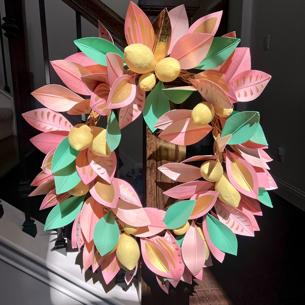 Glitterville summer wreath